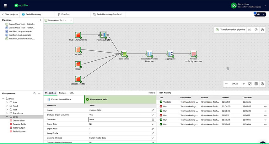Matillion Data Productivity Cloud