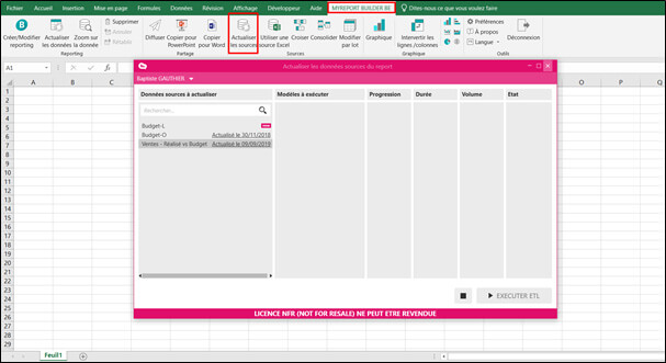 MyReport Data/Datarun