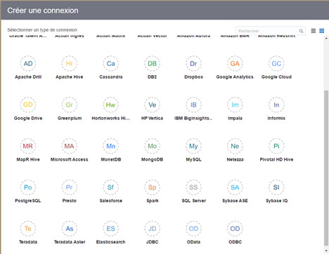 Oracle Data Visualization - Créer une connexion