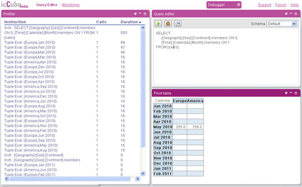 Débuggeur MDX - icCube
