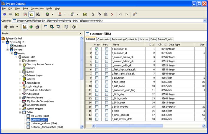 sybase interface