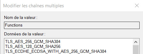 Cipher Suites, qu'est ce c'est ?