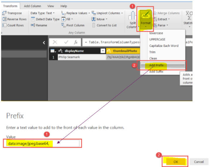 Ajouter les photos des collaborateurs sur Power BI depuis Active Directory