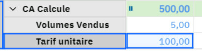 Utilisation des consolidations dans Planning Analytics