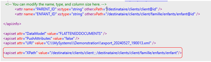 Comment intégrer un fichier XML dans MyReport Data ?