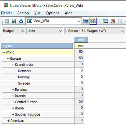 Planning Analytics - Consolidations définies par l'utilisateur