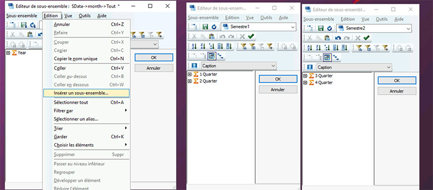 Planning Analytics - Consolidations définies par l'utilisateur