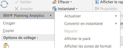 Planning Analytics - Consolidations définies par l'utilisateur