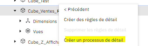 L'accès au détail, ou Drill Through dans Planning Analytics