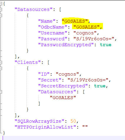Configurer et utiliser des sources ODBC pour Planning Analytics AWS