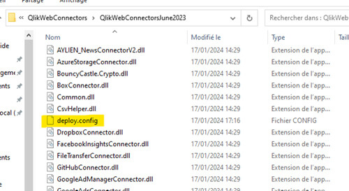 Qlik Sense - Webconnectors SFTP