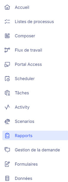 Les rapports dans l'outil de rémunération variable Varicent