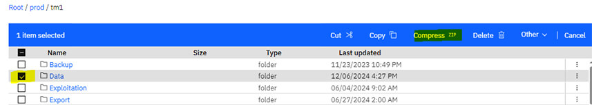 IBM Planning Analytics - Copy entre environnements