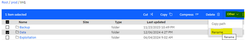 IBM Planning Analytics - Copy entre environnements