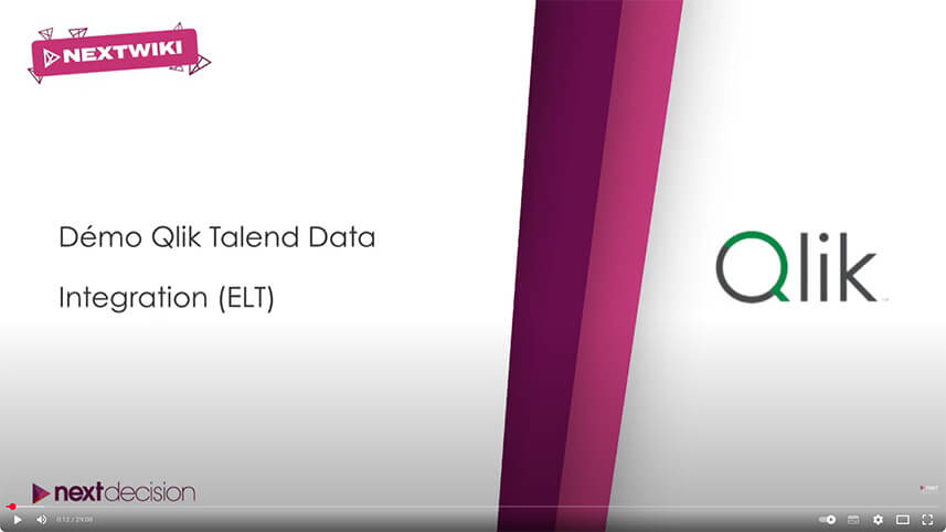 Présentation & démo Qlik Talend Data Integration (ELT)