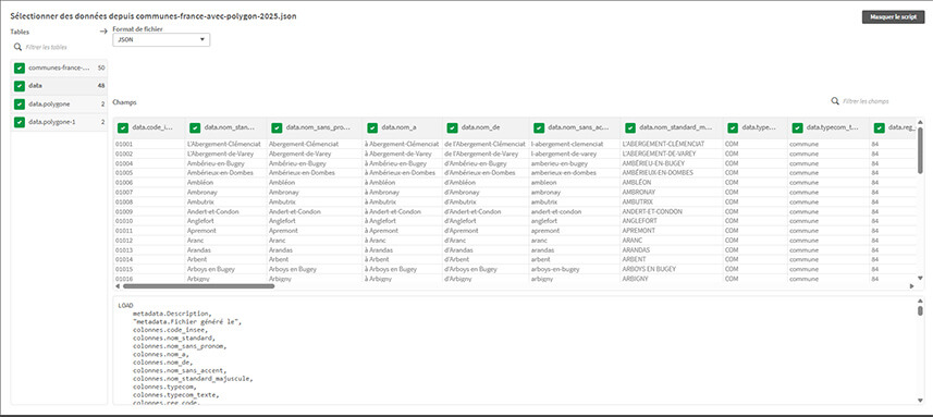 Exploiter les fichiers JSON dans Qlik Sense : Simplicité, flexibilité et performances