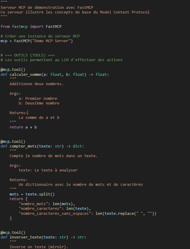 Mettre en place un serveur MCP local 