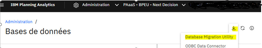 Migrer Planning Analytics vers Planning Analytics Engine