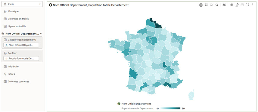 Oracle Analytics Cloud - Aller plus loin dans la cartographie