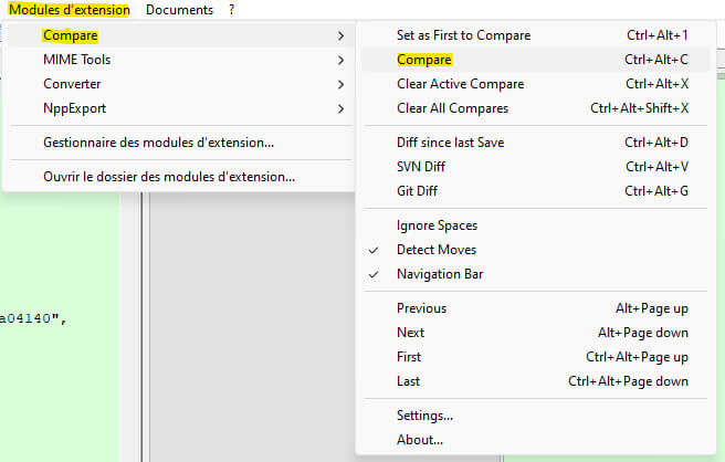 Comparaison de contenus de rapports Power BI