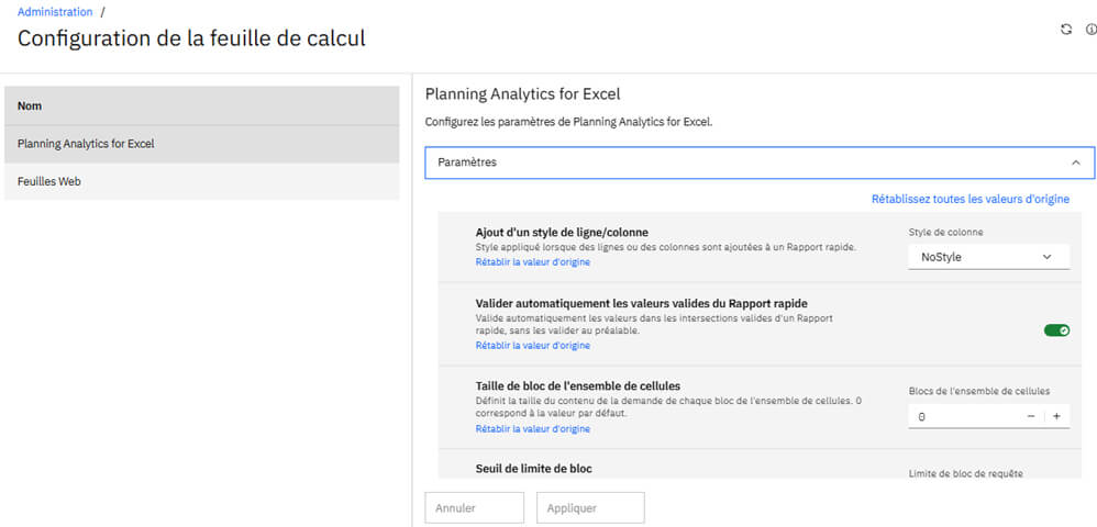 Nouveautés Planning Analytics 2025-2026