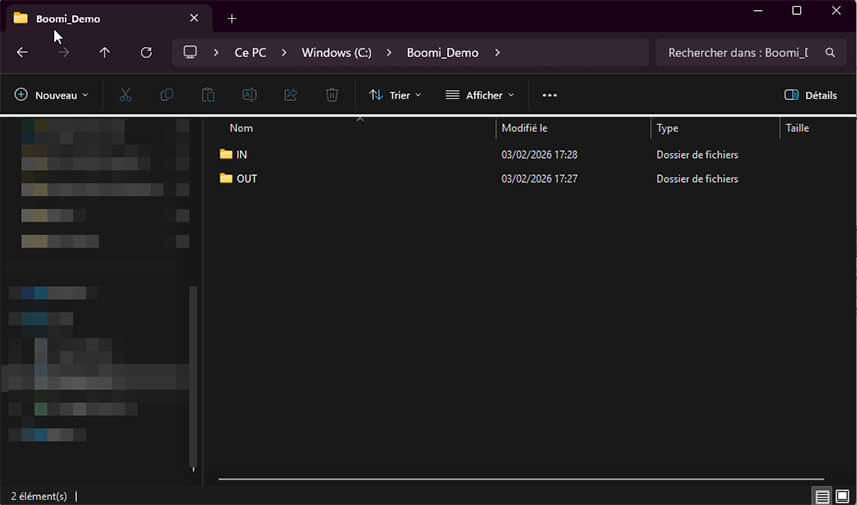 Créer votre premier processus Boomi