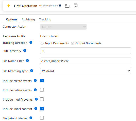 Créer votre premier processus Boomi