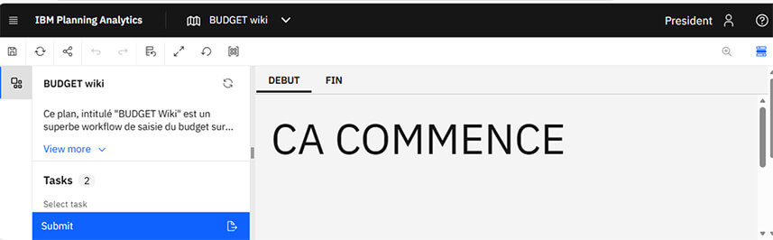 Planning Analytics - La gestion des workflows au sein du Workspace