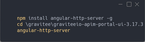 Installation de l'APIM de Gravitee