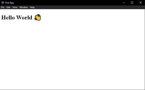 Créer une application avec Electron