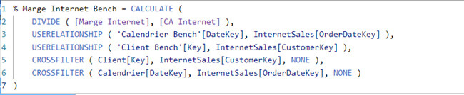 Le benchmarking sur Power BI