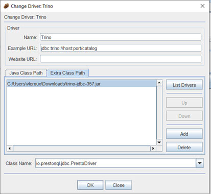 Connecter Trino à Cassandra