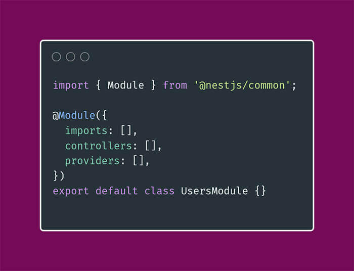 Créer une CRUD avec NestJs