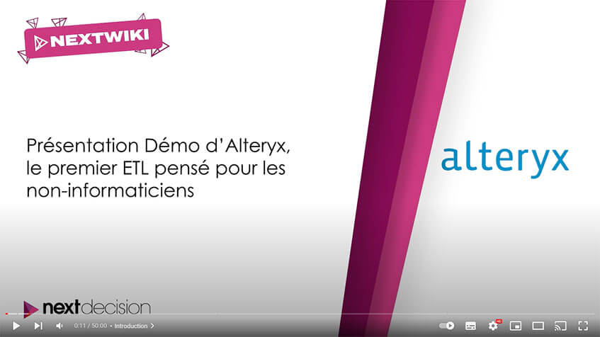 Présentation démo d’Alteryx