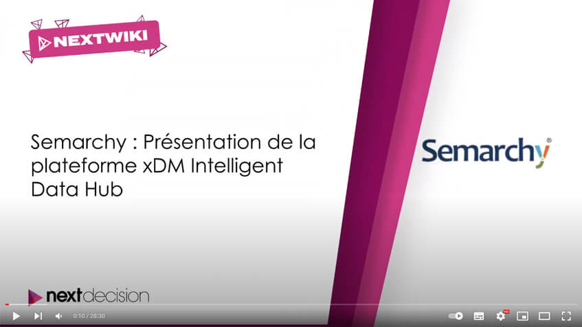 Présentation Démo de la plateforme Semarchy xDM Intelligent Data Hub