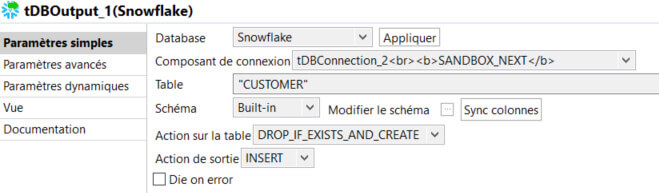 Intégration de données avec Talend et Snowflake