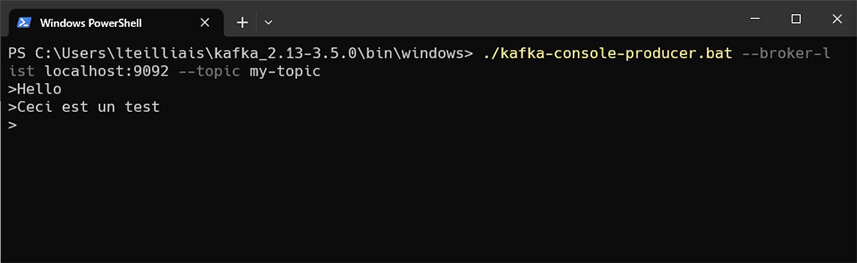 Installation de Kafka & développement de producteur et consommateur
