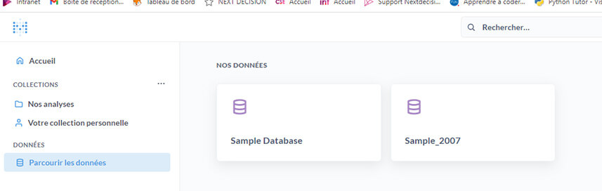 Création de son premier tableau de bord dans Metabase