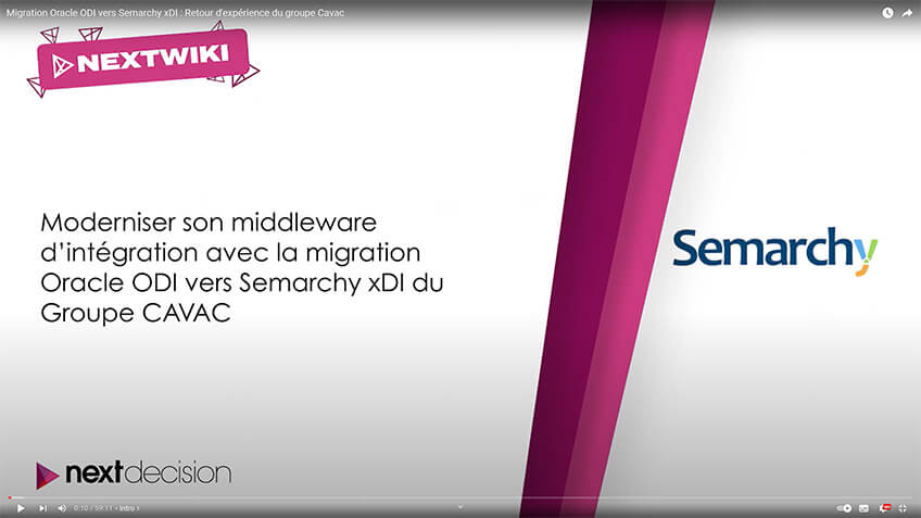 Migration ODI vers Semarchy xDI : Retour d’expérience du groupe Cavac
