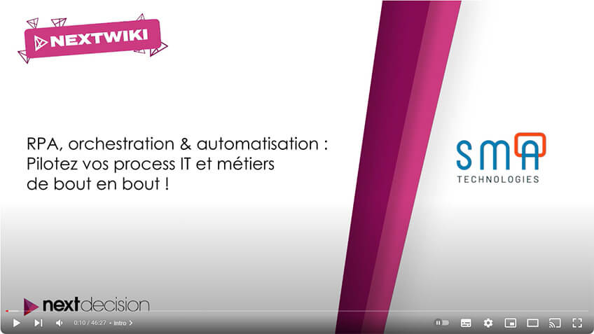 RPA, orchestration & automatisation