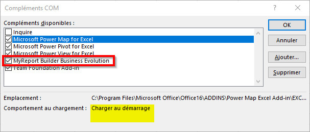 Retrouvez votre ruban MyReport BE