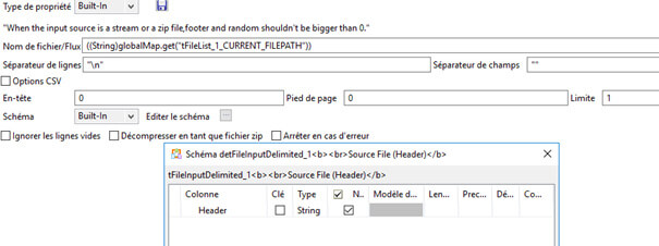 Création dynamique de tables dans SQL Server avec Talend