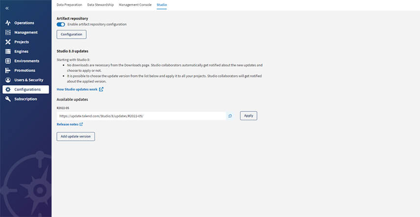Nouveautés Talend Avril 2023