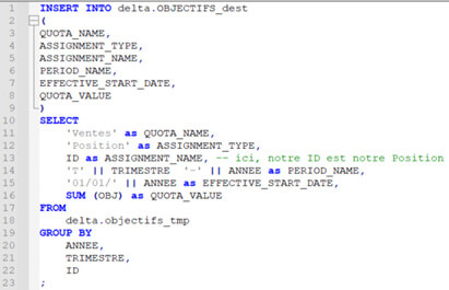 Automatisation des tâches dans Xactly Connect
